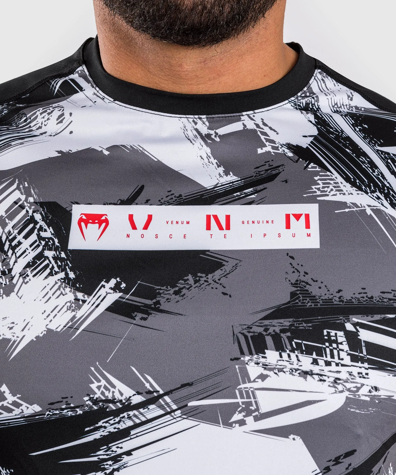 Venum Electron 3.0 Dry-Tech T-Shirt - Grau/Rot