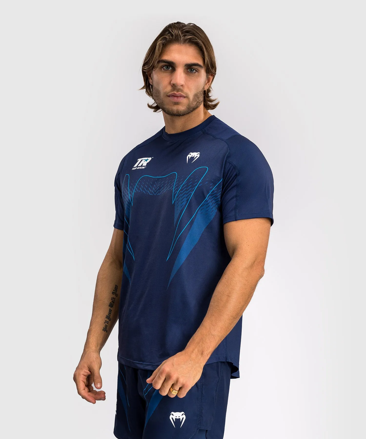 Venum x Top Rank Original Herren Dry Tech Shirt - Navy Blau