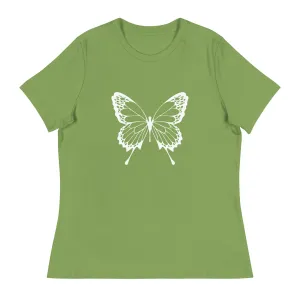 White Butterfly - Sustainably Made Women’s Short Sleeve Tee