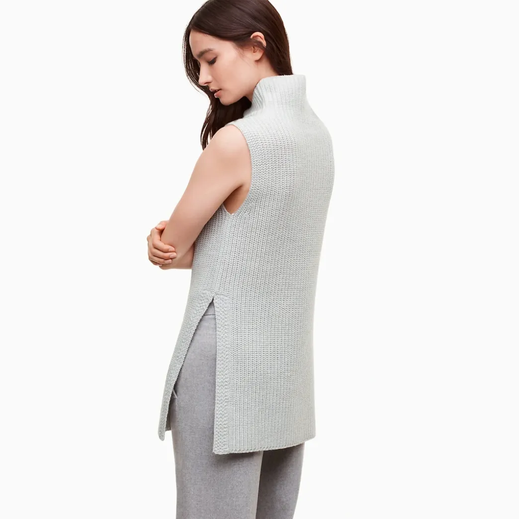 wilfred durandal sleeveless wool sweater