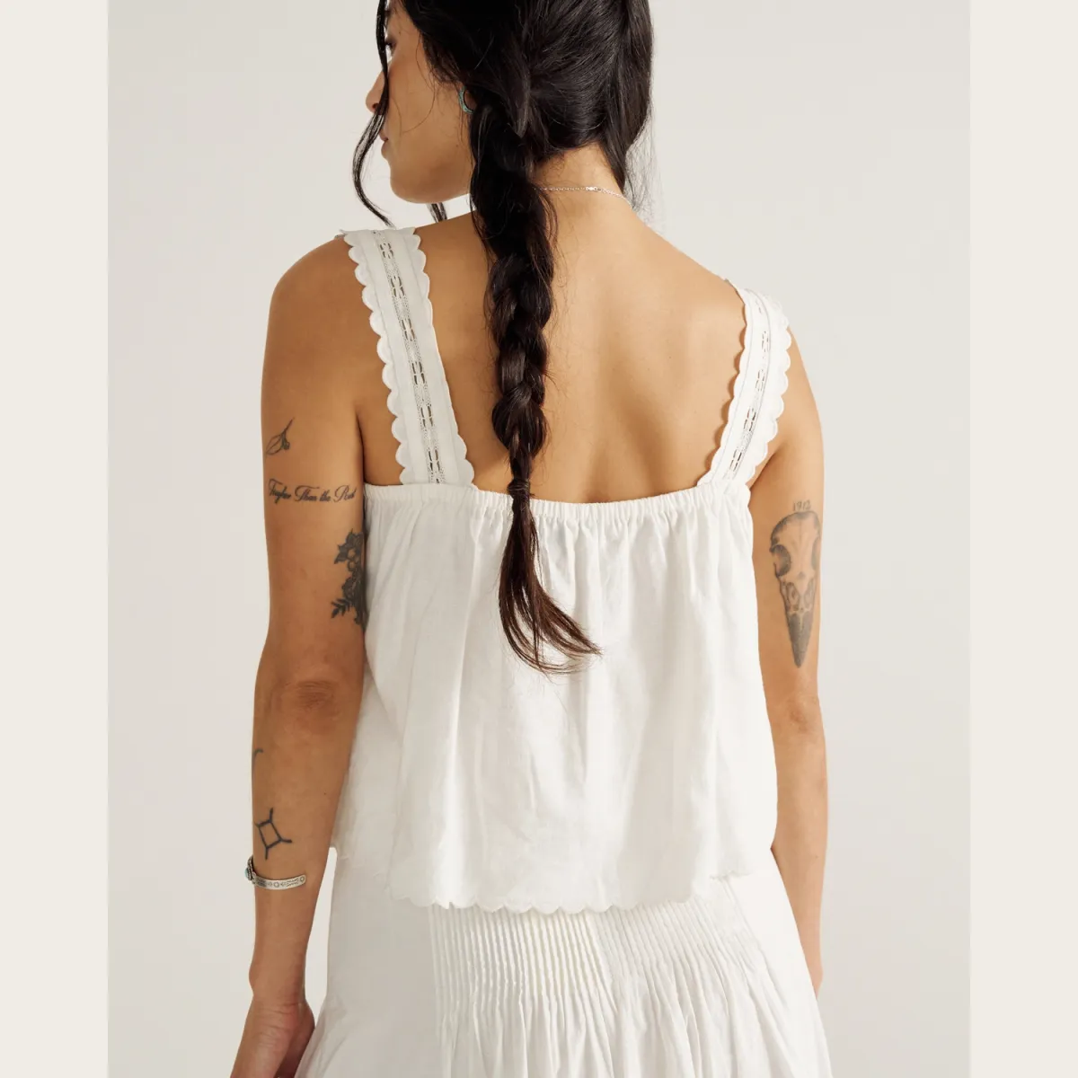 Women's Linen Artisanal Tank