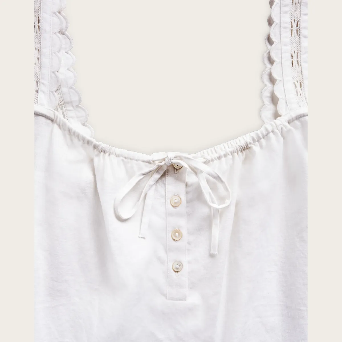 Women's Linen Artisanal Tank
