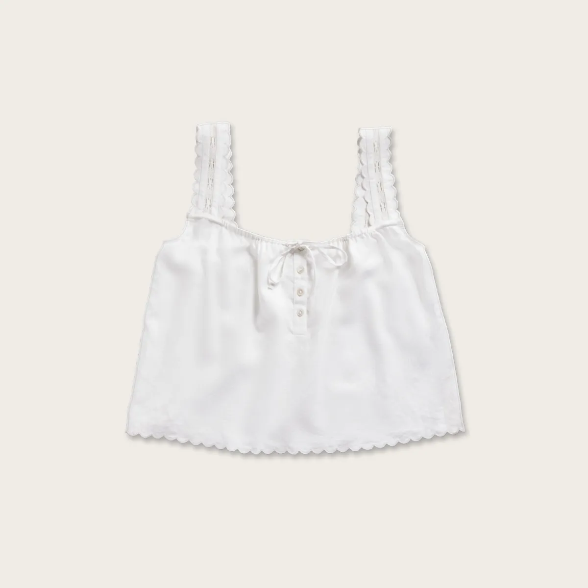 Women's Linen Artisanal Tank