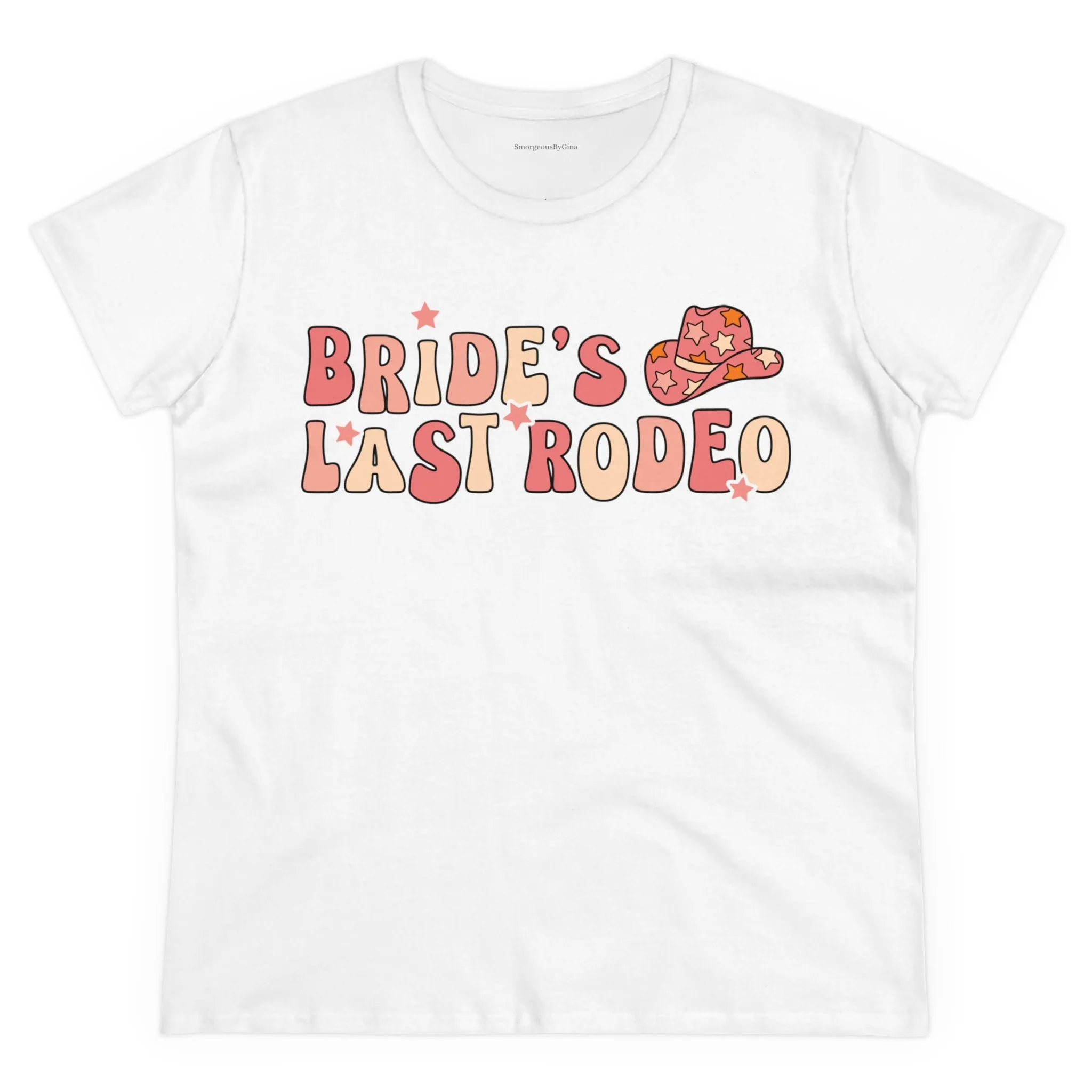 Women's Midweight Cotton Tee-Brides Last Rodeo