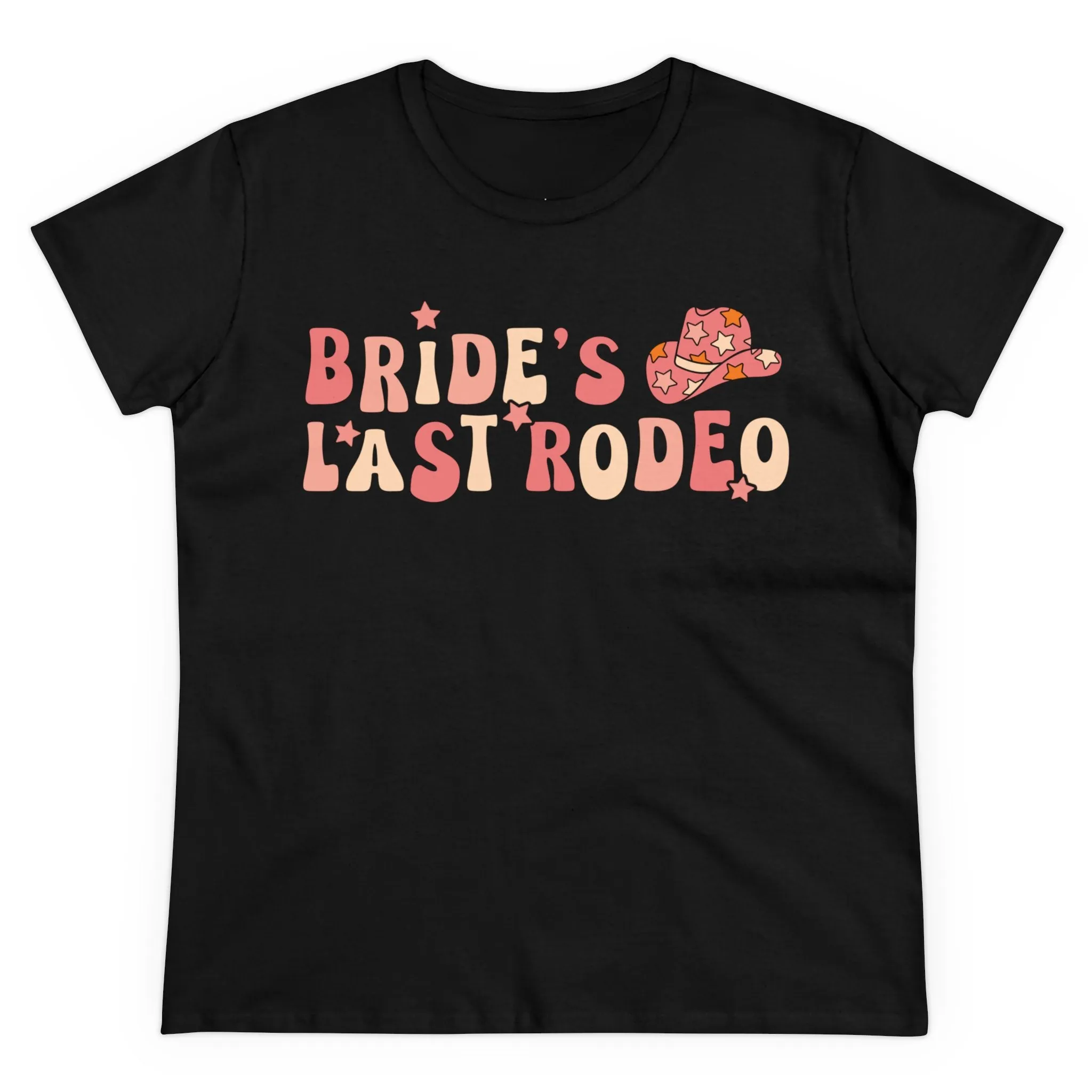 Women's Midweight Cotton Tee-Brides Last Rodeo