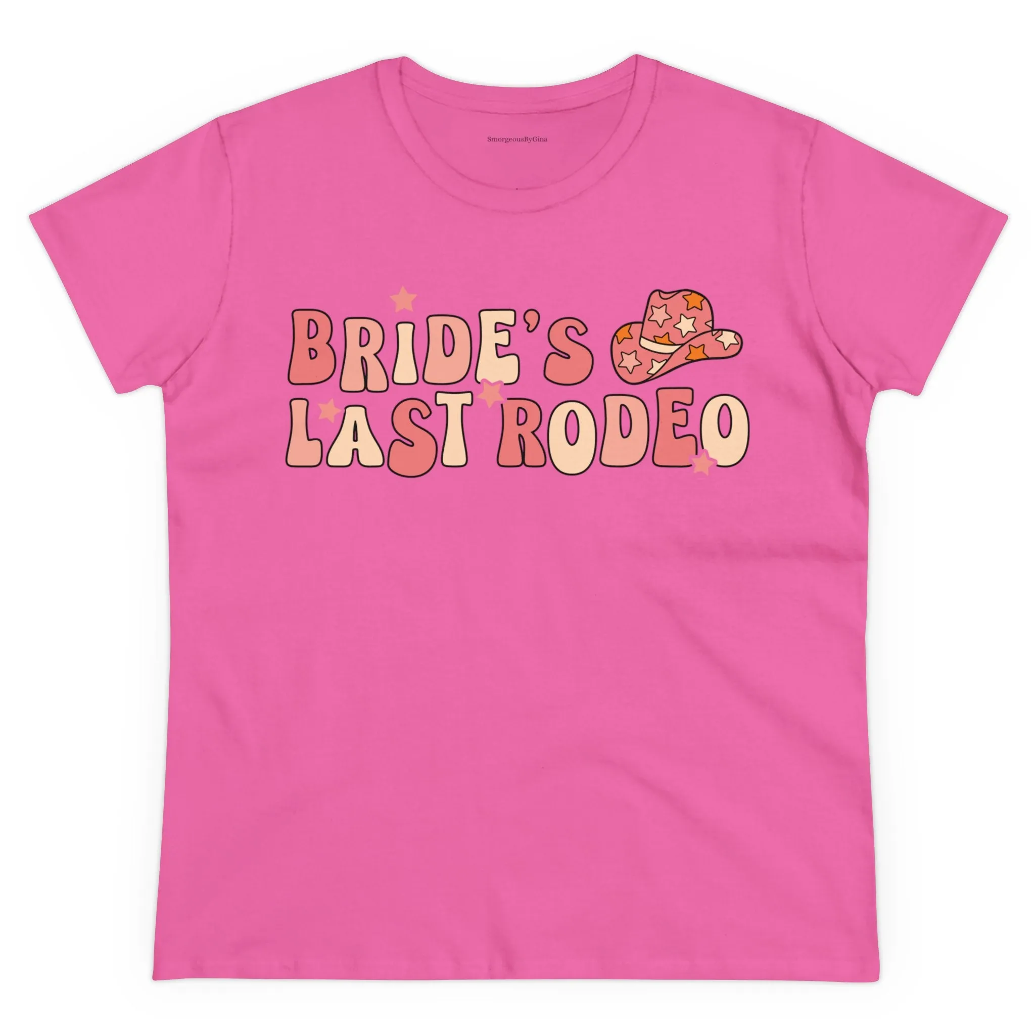 Women's Midweight Cotton Tee-Brides Last Rodeo