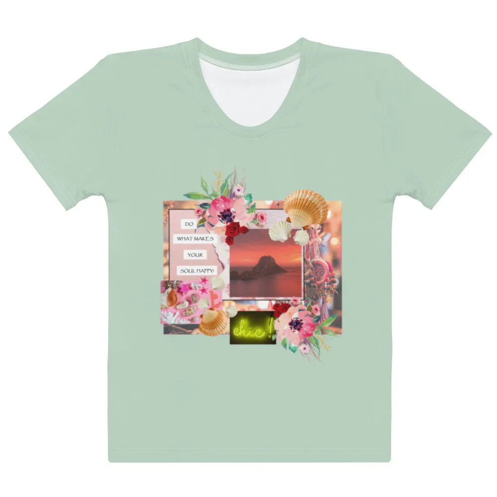 Women's T-shirt 'Ibiza life'