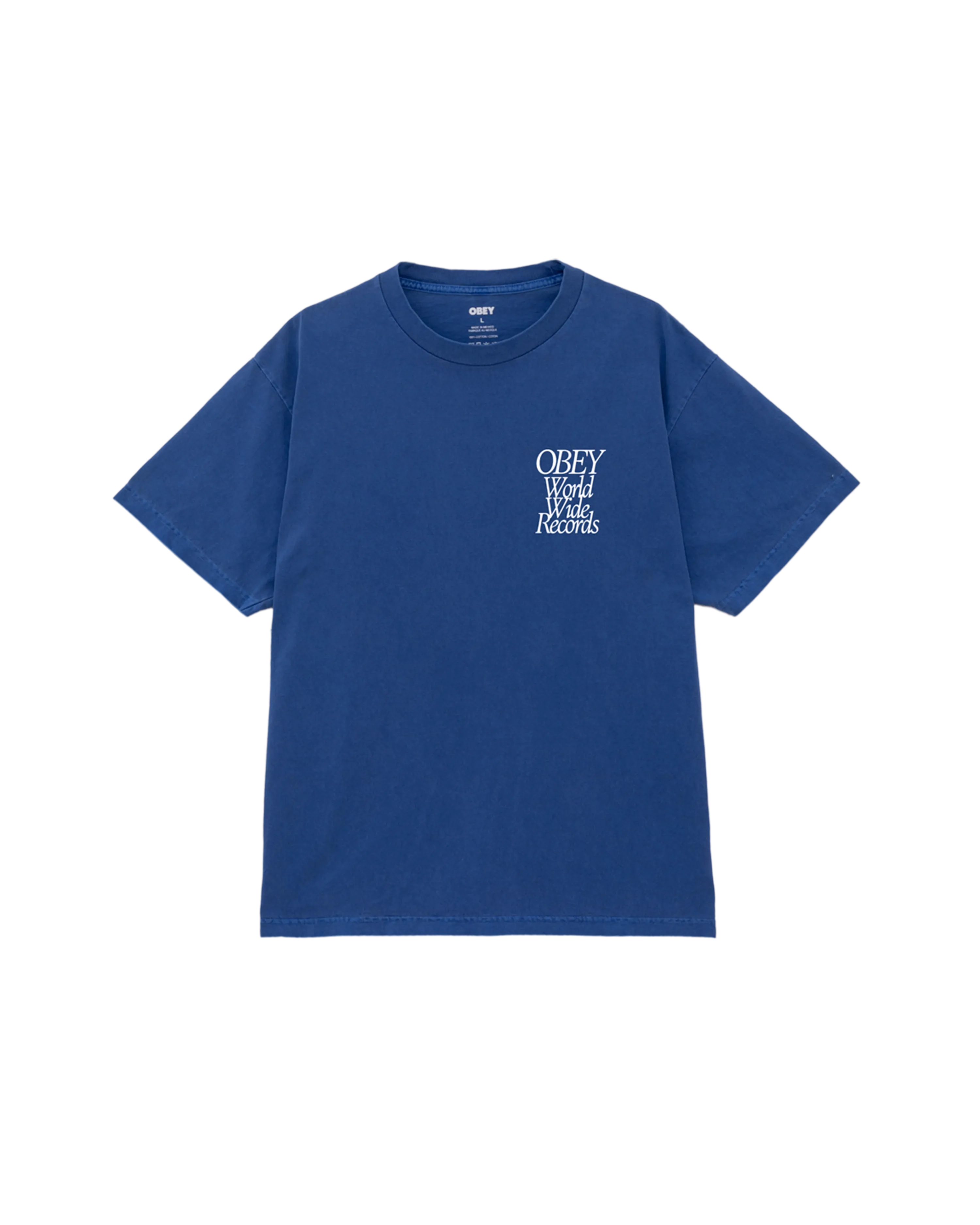 WORLDWIDE RECORDS PIGMENT BOX T-SHIRT