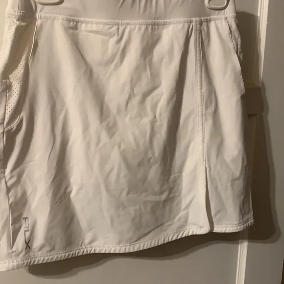 Y2K RALPH LAUREN RLX WHITE SKORT TENNIS SKIRT STRETCH SZ XS NEW GOLF