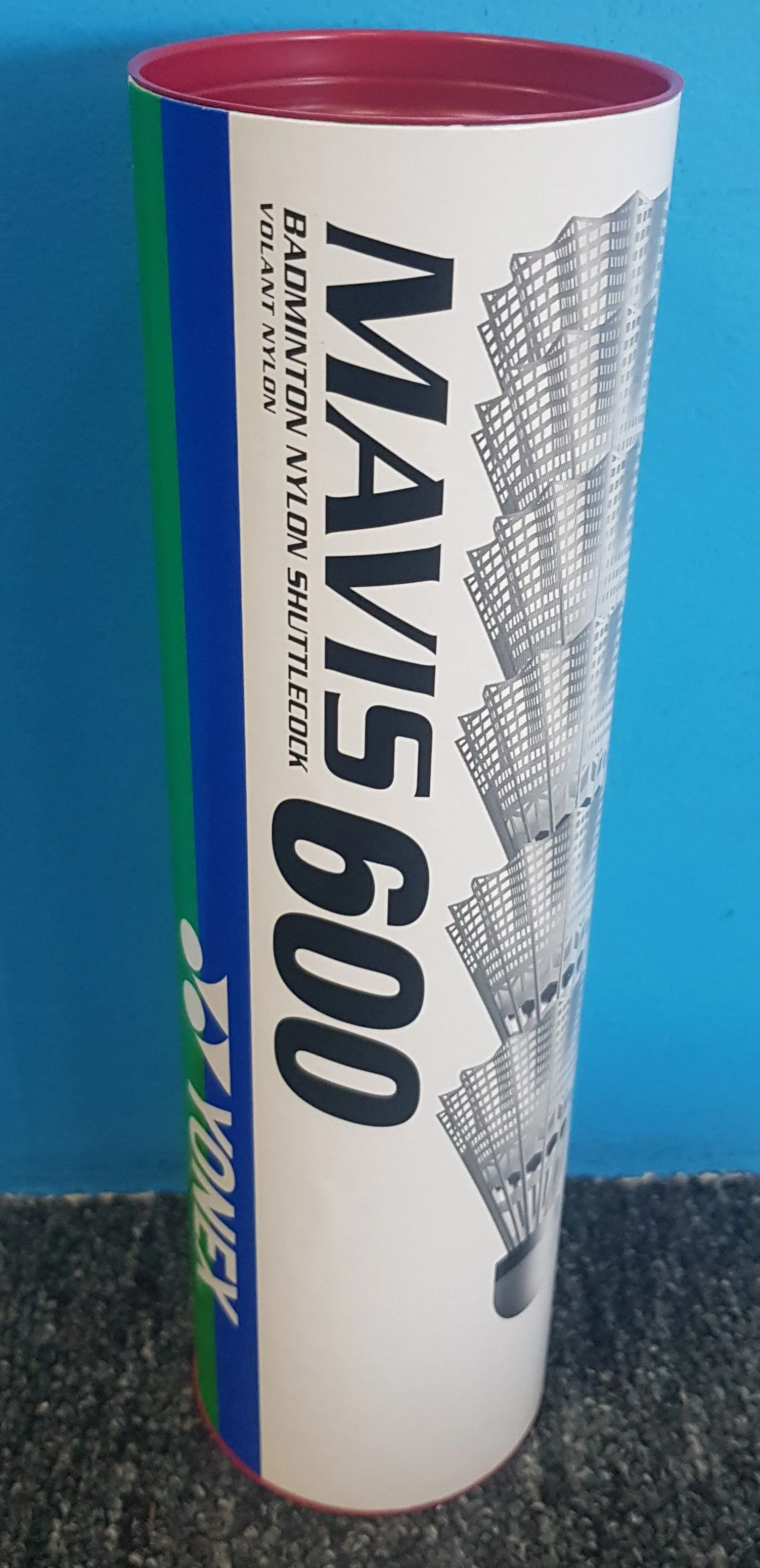 Yonex Mavis  600 Fast Shuttle (Tube 6)-White