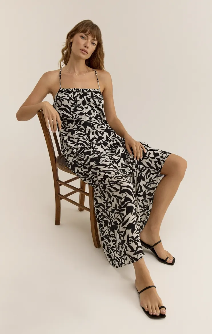 Z Supply Cocktail Hour Leaf Dress