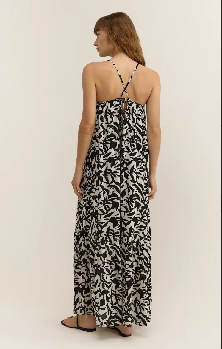 Z Supply Cocktail Hour Leaf Dress